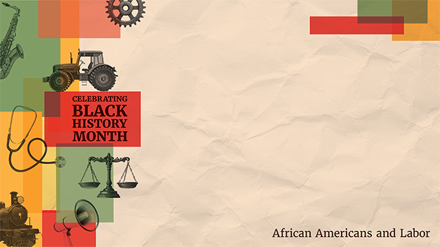 Black History Month 2025 meeting background thumbnail